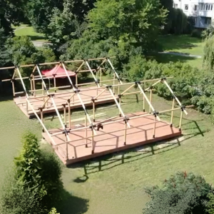 Готовый дом для глэмпинга собственное производство